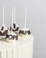 Dad POPS PAPA PAPI cake pops