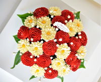 Aster Glam Cupcake Bouquet