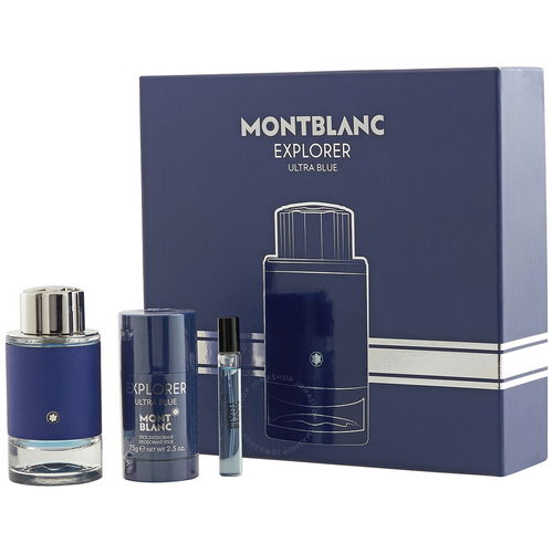 Mont Blanc Explorer Ultra Blue 3Pc Set