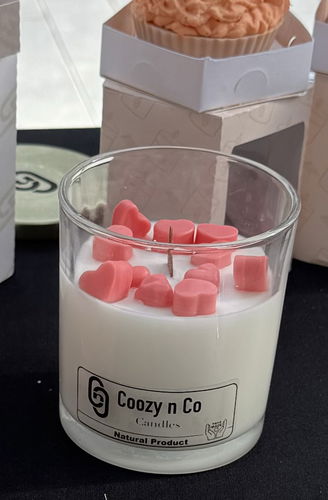 Little hearts candle