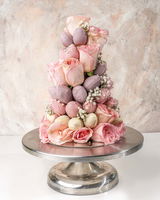 Chocolate Strawberries and Roses Tower