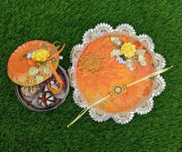 Floral Rakhi Thali Set