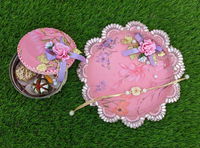 Floral Rakhi Thali Set