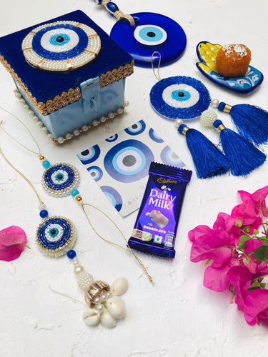 Evil Eye Protection Rakhi Set