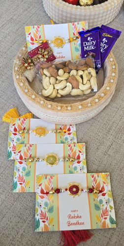 Rakhi with Dry Fruits & Chocolates Delight