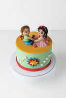 Brother & Sister Theme Cake