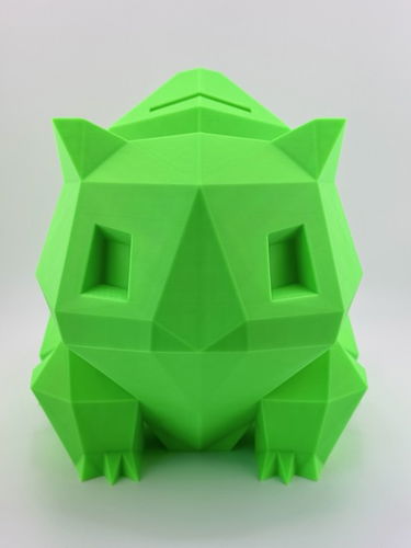 Bulbasaur Low-Poly Coin Bank