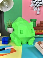 Bulbasaur Low-Poly Coin Bank