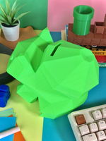 Bulbasaur Low-Poly Coin Bank