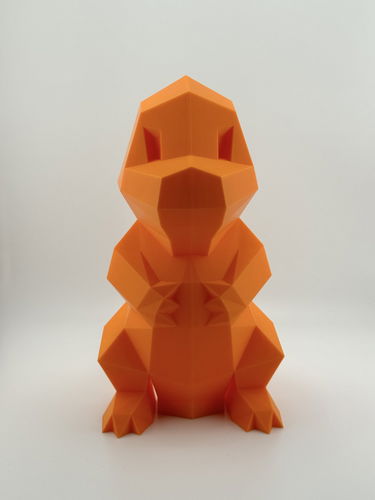 Charmander Low-Poly Coin Bank