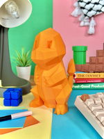 Charmander Low-Poly Coin Bank