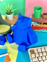 Snorlax Low-Poly Coin Bank