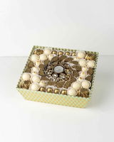 White and Golden Diwali Gift Tray