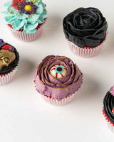 Skull and Eye Cupcakes