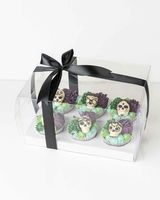 succulent and skeleton Cupcakes