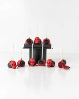 Halloween Red Skull Cake pops