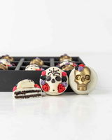 Halloween White Skull Oreos