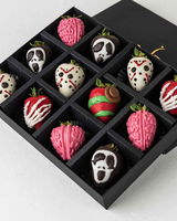 Ghost and Skeleton Chocolate Strawberries