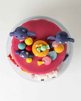 Cute Colorful Spooky Cake