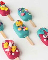 Cute Colorful Spooky Cakesicles