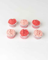 Zombie Brain Cupcakes