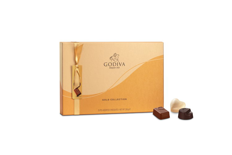 Assorted Chocolate Gold Gift Box