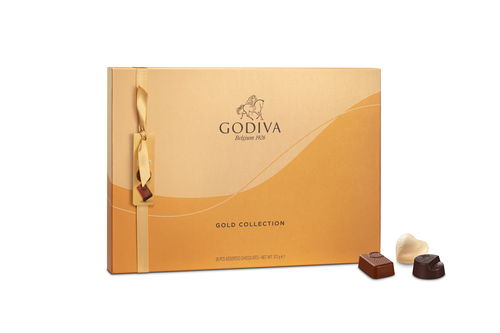 Assorted Chocolate Gold Gift Box