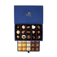 Royal Gift Box Small - Navy Blue, Red & Brown