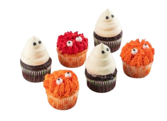 Ghost Halloween Cupcakes