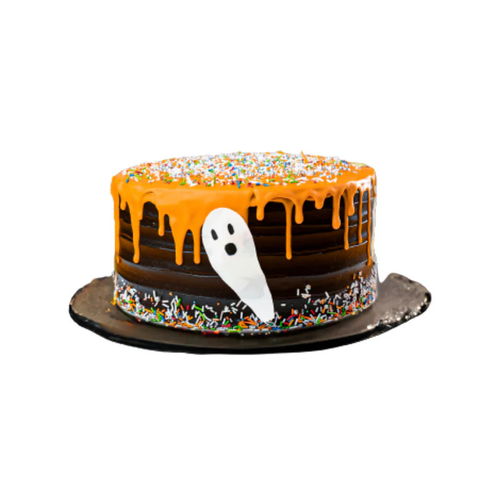 HAPPY HALLOWEEN DRIP CAKE