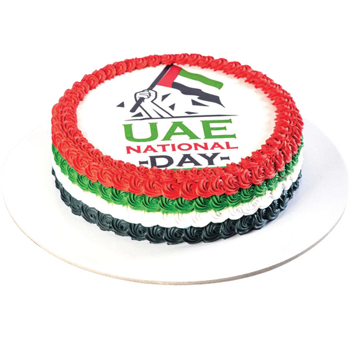 Flag Coloured Sponge Cake