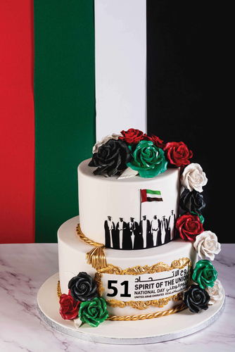 UAE Flower Cake