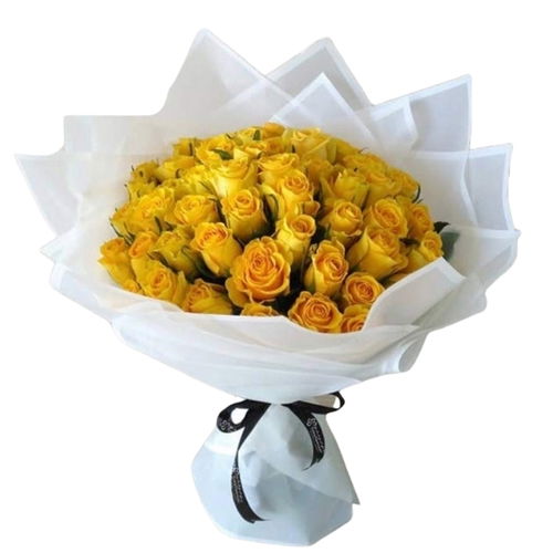 51 Yellow Roses Bouquet