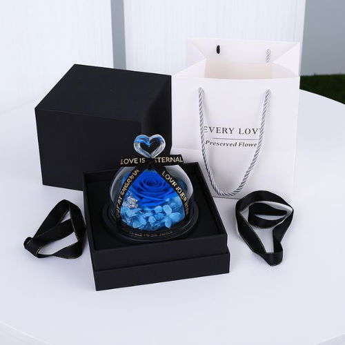 LED Blue Rose Dome