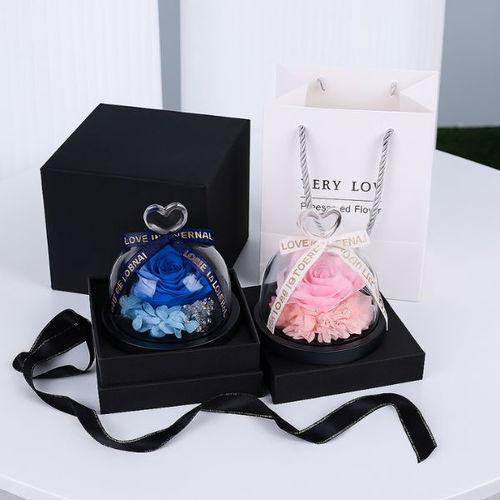 Blue and Pink Rose Dome