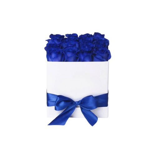 Forever Blue Roses Box