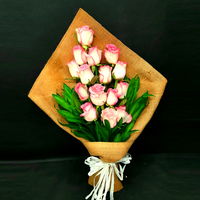 Radiant Pink Jute Bouquet