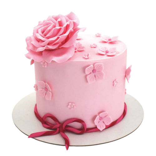 Pink Rose Cake