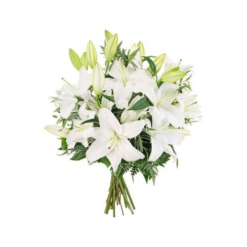 White Lilies Bunch