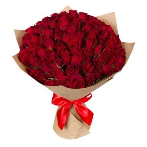 75 Stems Red Roses Bouquet