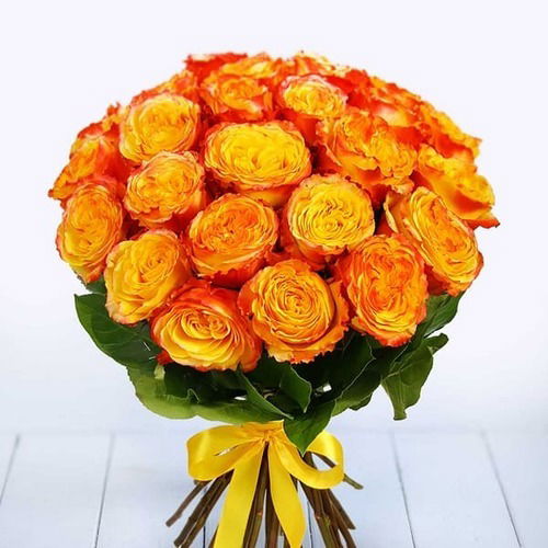 12 Stems Oranges Roses Bouquet