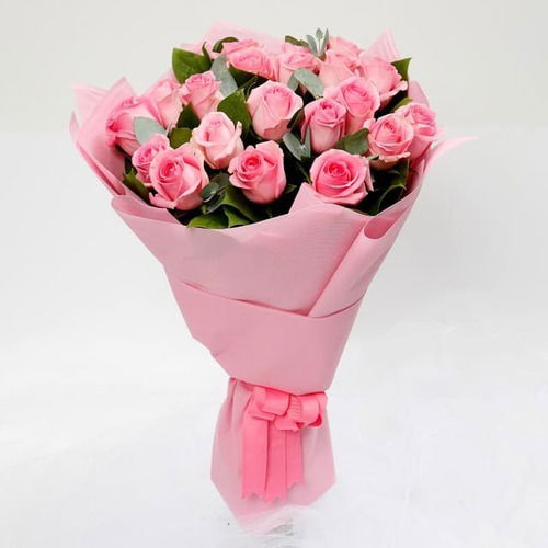 25 Stems Pink Roses Bouquet