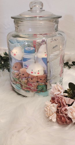 Baby gift in a reusable jar