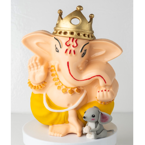 White Chocolate Eco Friendly Bappa with Mussa